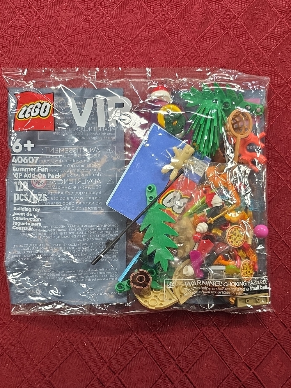 Lego VIP Summer Fun Add-On Pack - Green, Blue, Red, Yellow, Pink, Orange, Brown